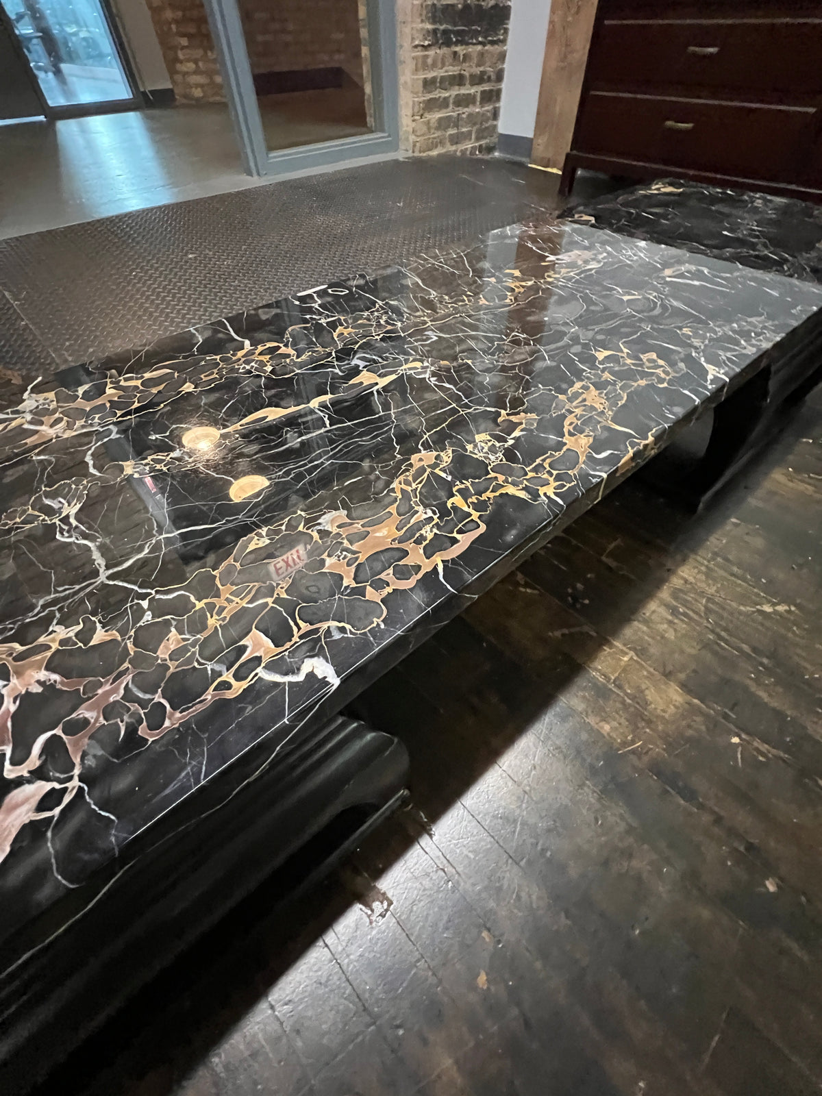 Micheal Taylor for Baker Furniture Marble Topped Coffee Table Far East Collection