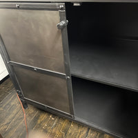 Extra Large Media Credenza with an Industrial Vibe