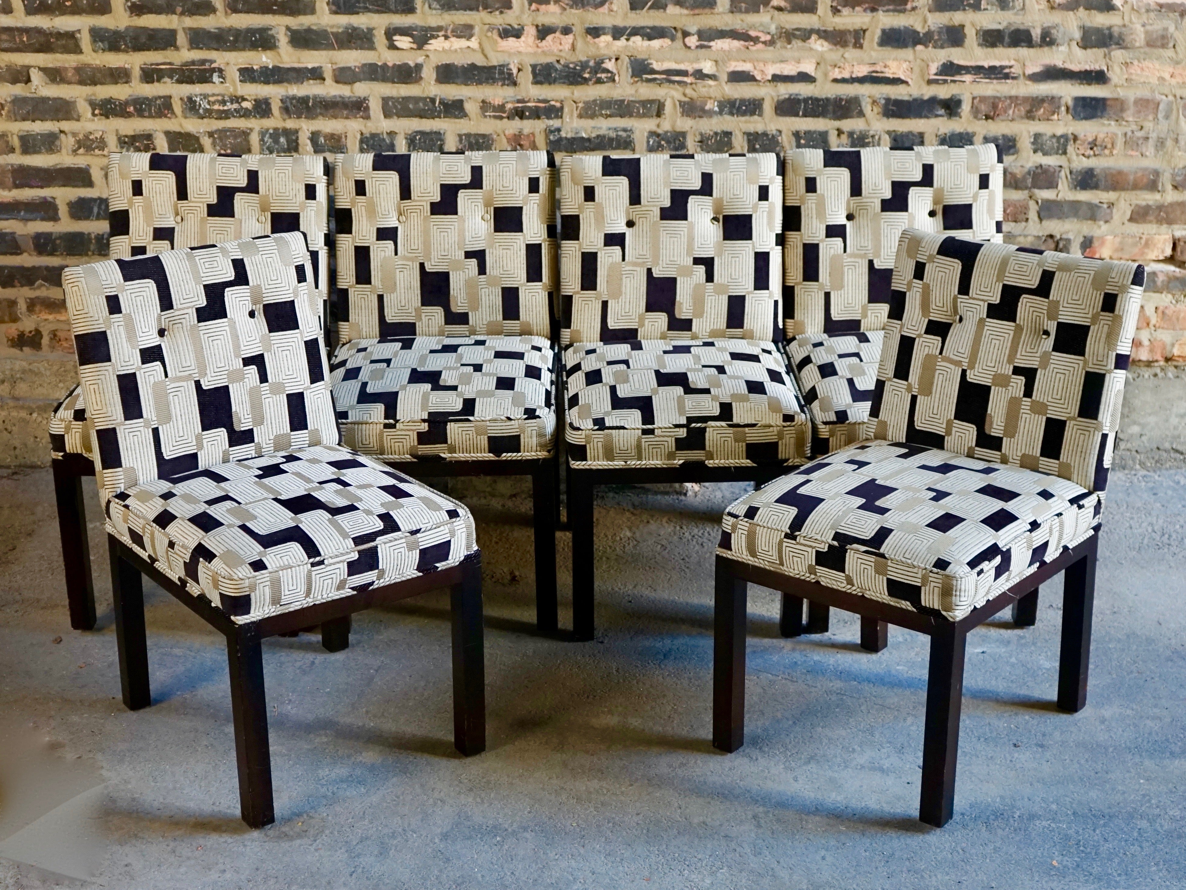 Upholstered parsons dining cheap chairs