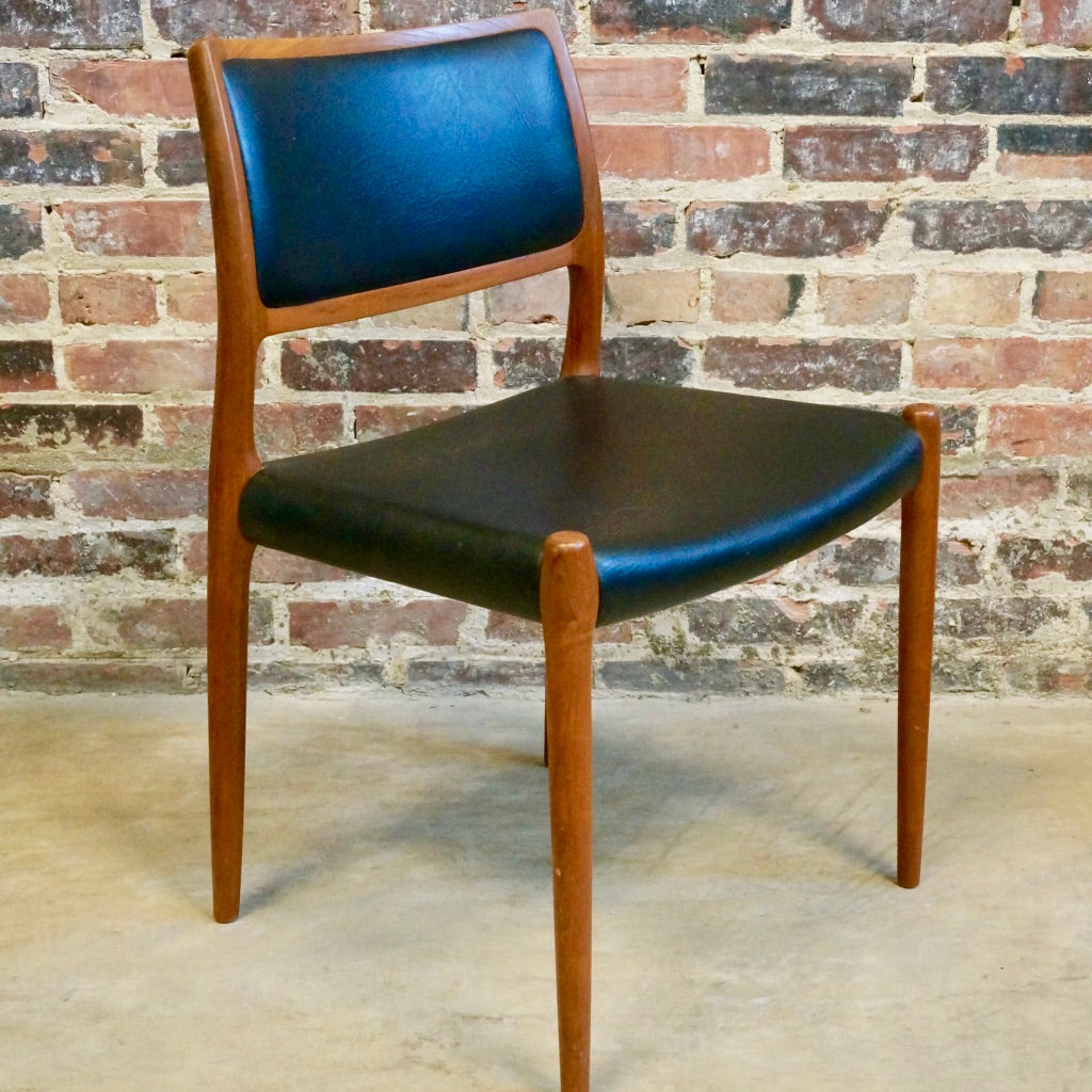 Moller teak dining online chairs