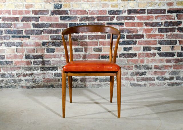 Bertha Schaefer Walnut Dining Chair